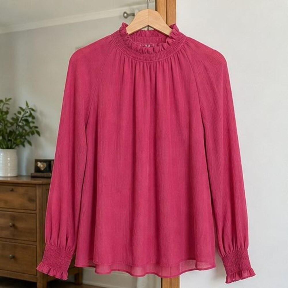 Mauve Puff Sleeve Top